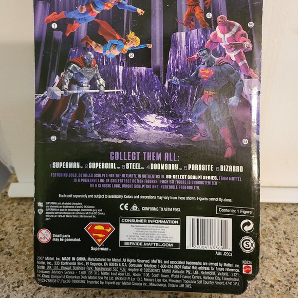 DC Super Heroes- S3 Select Sculpt Series Bizarro - Picture 5 of 5